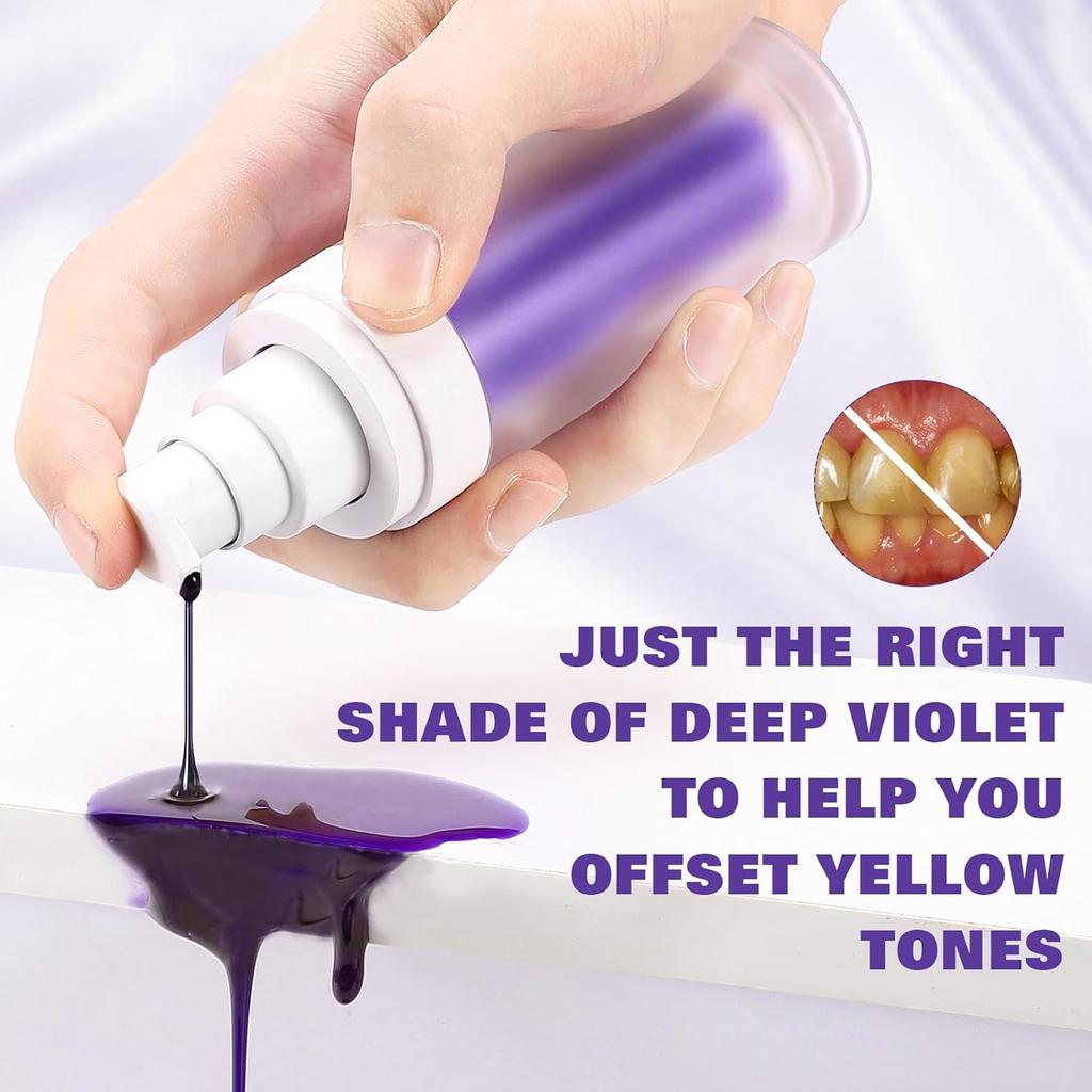 Purple Toothpaste for Teeth Cleaning and Oral Care, Removes Stains and Freshens Breath, Soothes Gums and Relieves Sensitivity