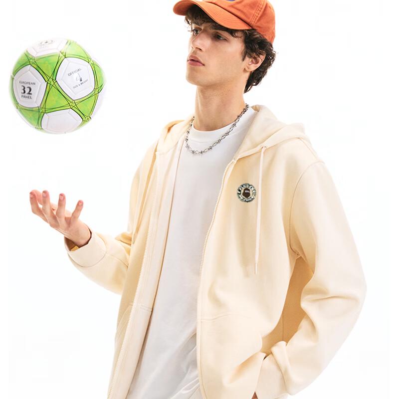 Fingercroxx Men's Retro Hooded Zip-Up Sweatshirt