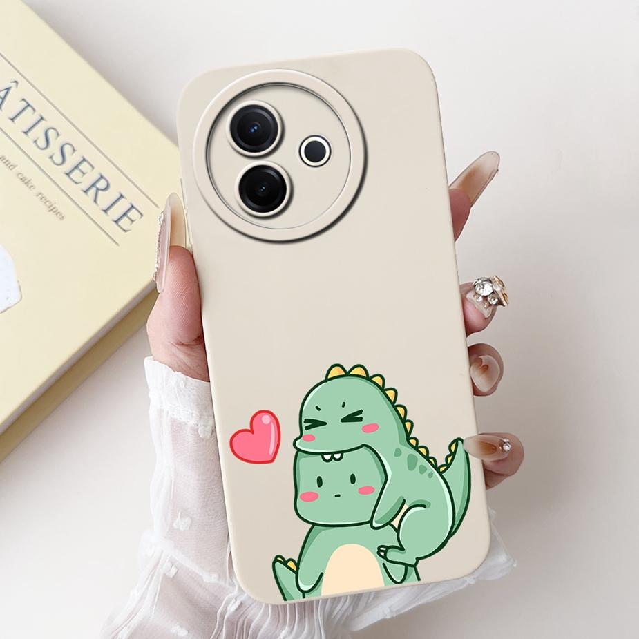 Für Vivo Y39 5G Hülle V2436 Niedliches Mode Cartoon Muster Abdeckung Stoßfest Weiche TPU Handyhüllen Für Vivo Y300i Y 39 VivoY39 Bumper