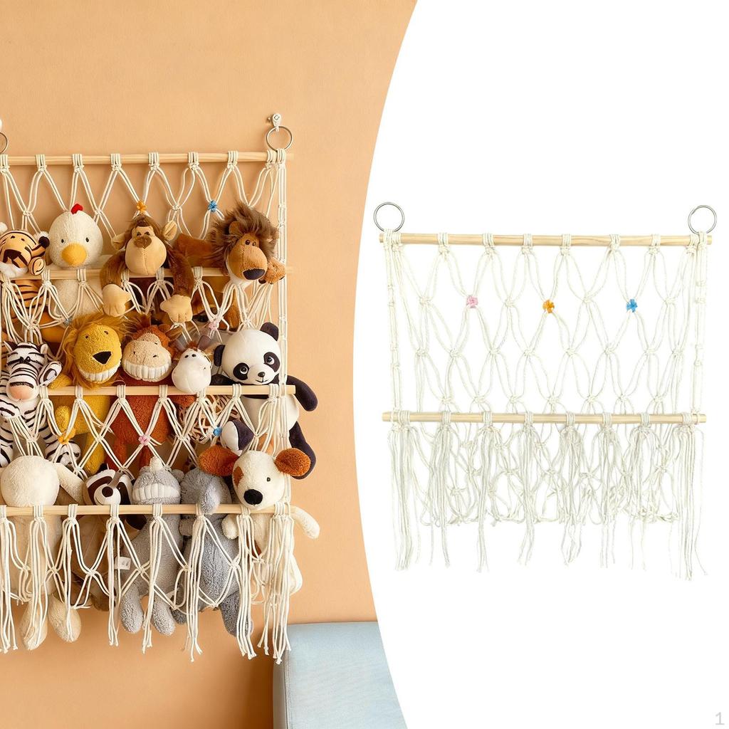 Stuffed Animal Hanging Organizer Kids Room Display Birthday Gift Storage Net Ideas
