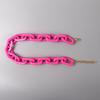 Punk Neonfarbe Acryl Dicke Kette Halskette für Frauen Hip Hop Große Gliederkette Orange Blau Rosa Grün Halskette Damenschmuck