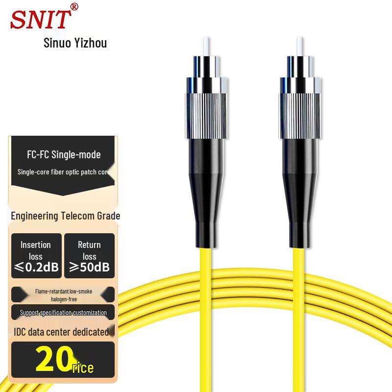 SNIT Telecom-Grade Glasvezel Patchkabel
