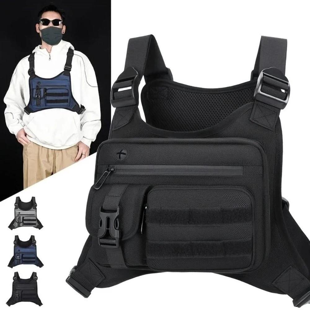Multi-functional Multi-functional Chest Bag Adjustable Running Vest Bag Outdoor Chest Bag Cycling