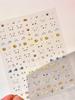 1Pcs 5D Nail Stickers Cartoon Jelly Mushroom Rabbit Nail Art Sticker Nail Decoration Slider Decal Adhesive Transfer Part