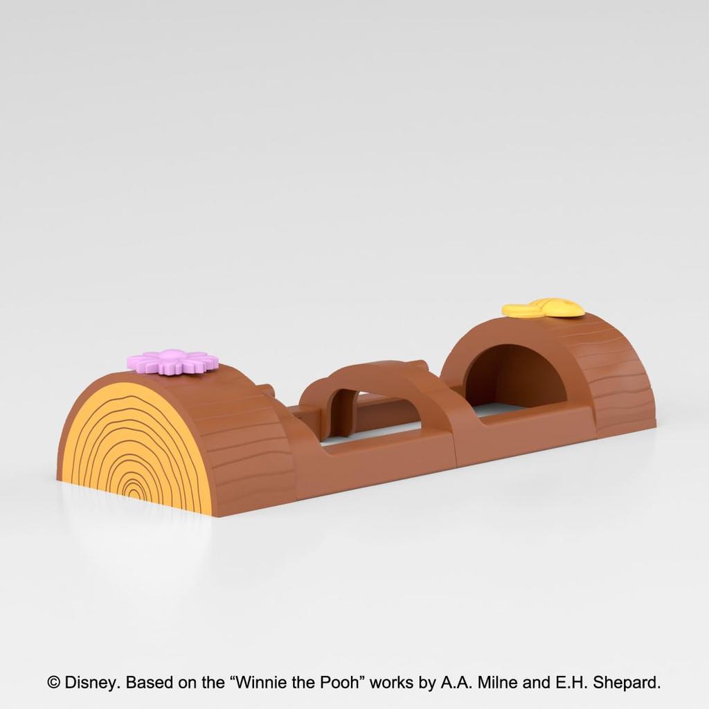 Aoshima Bunka Kyozai Rakupla Tocotoko No. DP-15 Winnie the Pooh Pooh & Piglet Pre-Colored Plastic Model