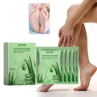 5PCS/1PC Aloë Vera Voetmasker Hydraterend, Hydraterend, Hydraterend, Voedend en Voedende Huid, Reinigende En Cornering Voetmasker Patch
