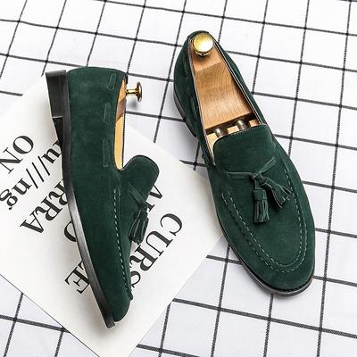 Suede Tassel Leisure Men's Shoes Summer Italy Style Soft Moccasins Men Loafers High Quality Shoes Men Flats Driving Shoe