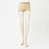 GUNZE SABRINA Warm Pantyhose 3 Pairs Nude Beige M-L Run Resistant Thermal Stockings for Women