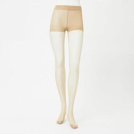 GUNZE SABRINA Warm Pantyhose 3 Pairs Nude Beige M-L Run Resistant Thermal Stockings for Women