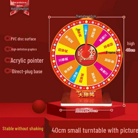 Tombolové kolo pro mateřskou školu - Zábavná otočná hra a učební pomůcka