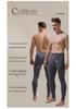 Men's Lyocell Cotton Wool Base Layer Pants - Thin, Warm, Long Pants for Autumn and Winter