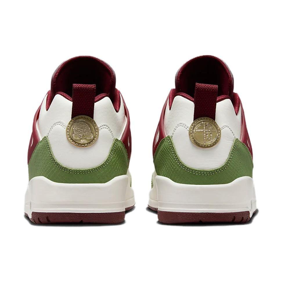 Pánské tenisky Air Jordan Spizike Low Rok draka Bílá Sail Olejově zelená FJ6372-100