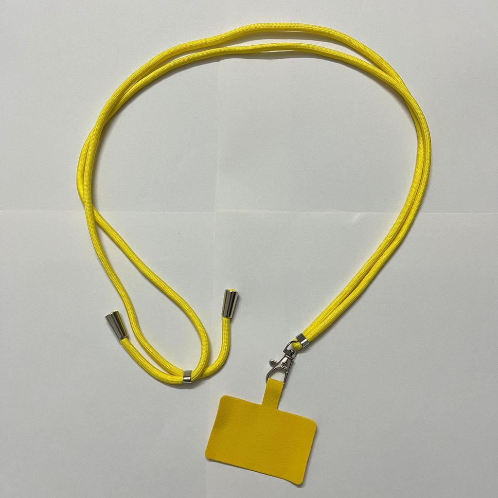 Adjustable Crossbody Mobile Phone Lanyard - Nylon Anti-Lost, Anti-Drop Neck Strap with DIY Gasket