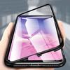 Case - Samsung - Galaxy S10 - Tempered Glass - Transparent Black - Magnetic