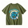 Kids Clothing Six Seven 67 Print T-shirt Summer Girls and Boys Casual Tees Tops Fashion Kids O-Neck Short Sleeve T-shirt