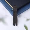 Retro Solid Wood Cat Bookmark Gift Box - Exquisite Literary Cartoon Design