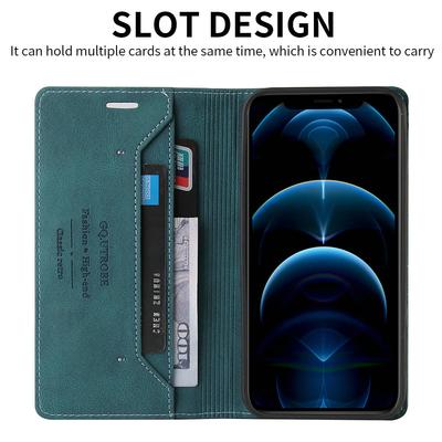 RFID Leder-Geldbörse Stoßfeste Hülle Für iPhone 17 Pro Max 5G 2025 Klappkarten-Buch-Etui Für iPhone Air 17Pro Magnetische Hülle