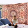Mandala Tapestry Wall Hanging Beach Rug Blanket Psychedelic Mattress Boho Yoga Shawl Mat Bedroom Living Room Decor Tapiz
