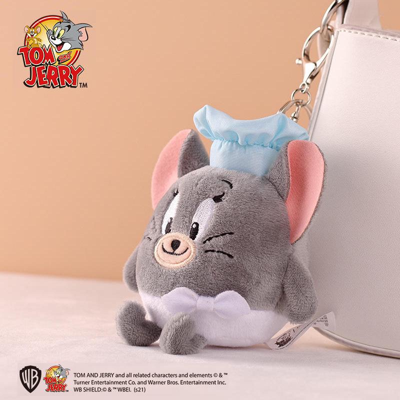 Genuine HUGKIS Tom & Jerry Tuffy Mouse Plush Toy Pillow Official Warner Licensed
