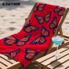 Monarch Butterfly Flair Oversized Microfiber Beach Towel Sand Proof Quick Dry, Absorbent for Swimming Pool Travel Camping