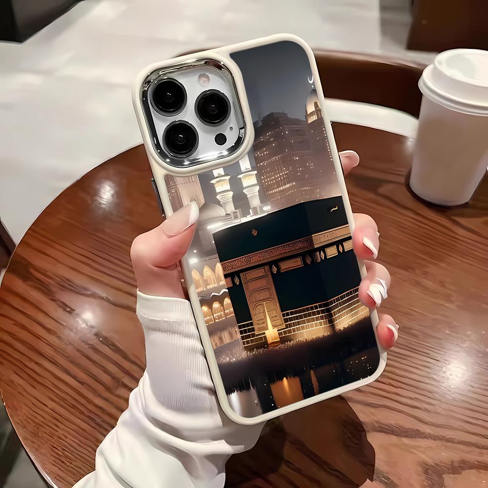 Candlelight Night Scene Phone Case For IPhone 15 14 13 12 11 Pro Max XR XS X 7 8 Plus Love Heart Soft Square Silcone Cover