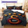 Galatasaray Bedding Quilt Set Quilt Cover Pillowcase Home Decoration Birthday Gift (1 * Duvet Cover + 2 * Pillowcase, Without Core)