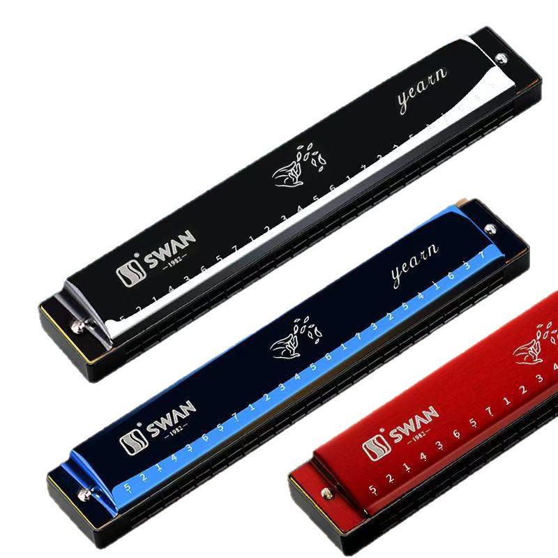 Armonică Diatonică Cross Sky cu 24 de Găuri: Instrument în cheia C, de la începător la profesionist