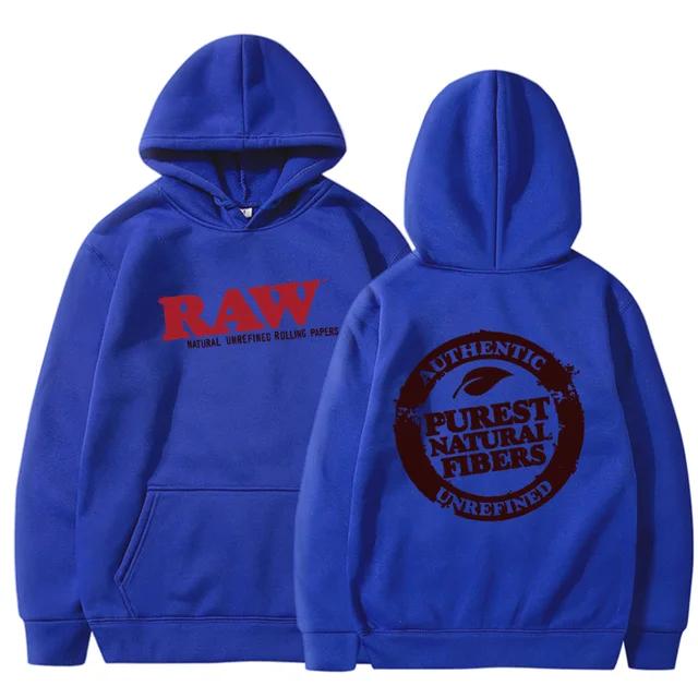 RAW Fashion Hoodie Herren Sweatshirt Polar Fleece Kapuzen Harajuku Hip Hop Casual Herren Damen Hoodie Hochwertiger Pullover Hoodie