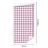 Wallpaper Fabric Pattern Powder Pink and White for Living Room and Bedroom 50x1000