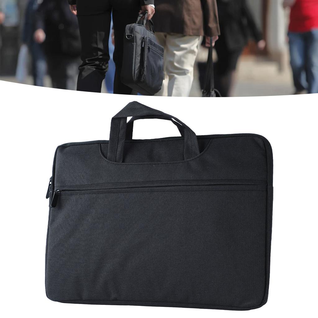 15.6 Inch Laptop Bag Stylish Lightweight Water Resistant Oxford Cloth Slim Computer Carry Case for Business Travel Home