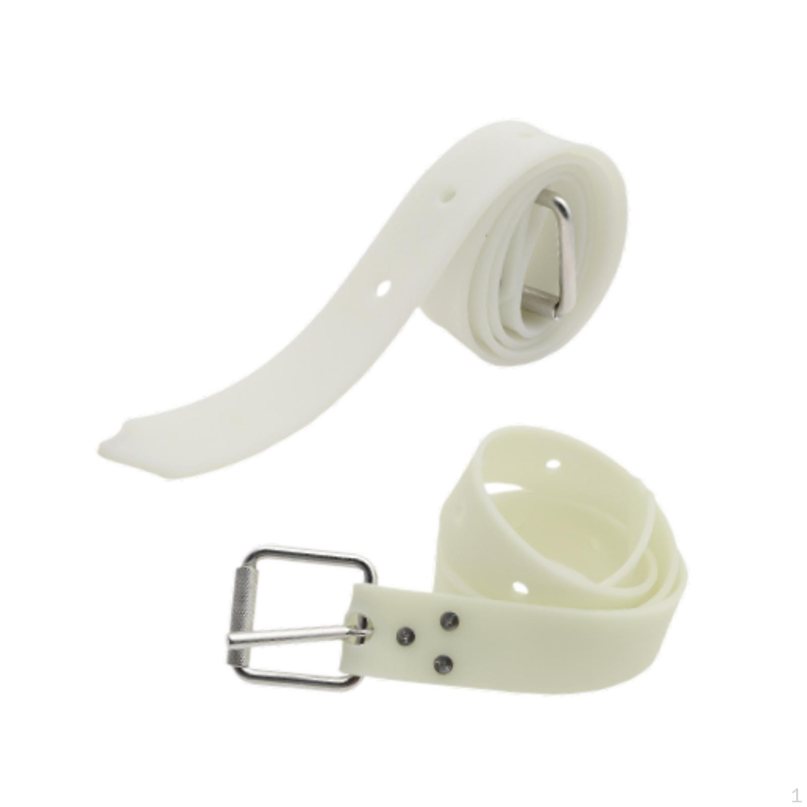 

Glow in Dark Diving Weight Belt Silicone Portable Spear Fishing Sturdy for Scuba 1.3M Green