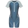 Großformat Renn-Badeanzug Damen Einteiler Croissants Bedecken Bauch Zeigen Schlankmachend Schwimmbad Sport Heiß