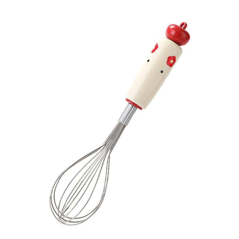 

Hand Whisk With Ergonomic Grip Spoon/Mud Compactors/Eggs Separator Kitchen Tool For Baking Nonslip Handle Cooking Gadgets