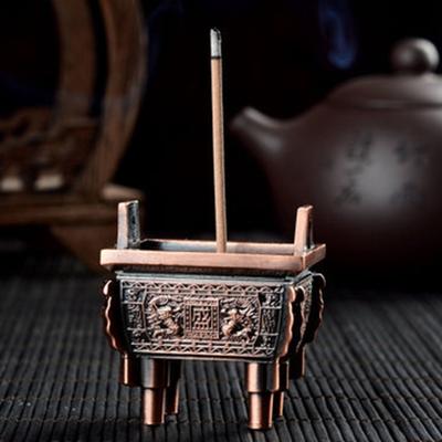 Čínský čtvercový stativ kadidelnice Kuželová cívka Držák tyčinek Base Home Decor