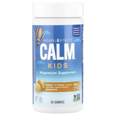 Calm® Kinder-Gummibärchen, Süße Zitrusfrüchte, 83mg, 60 Gummibärchen