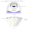 120 W LED-UV-Nageltrocknerlampe zum Aushärten von Gelpolituren, 45 LEDs, professioneller Nageltrockner mit Timer, automatischem Sensor, Maniküre- und Pediküre-Werkzeug