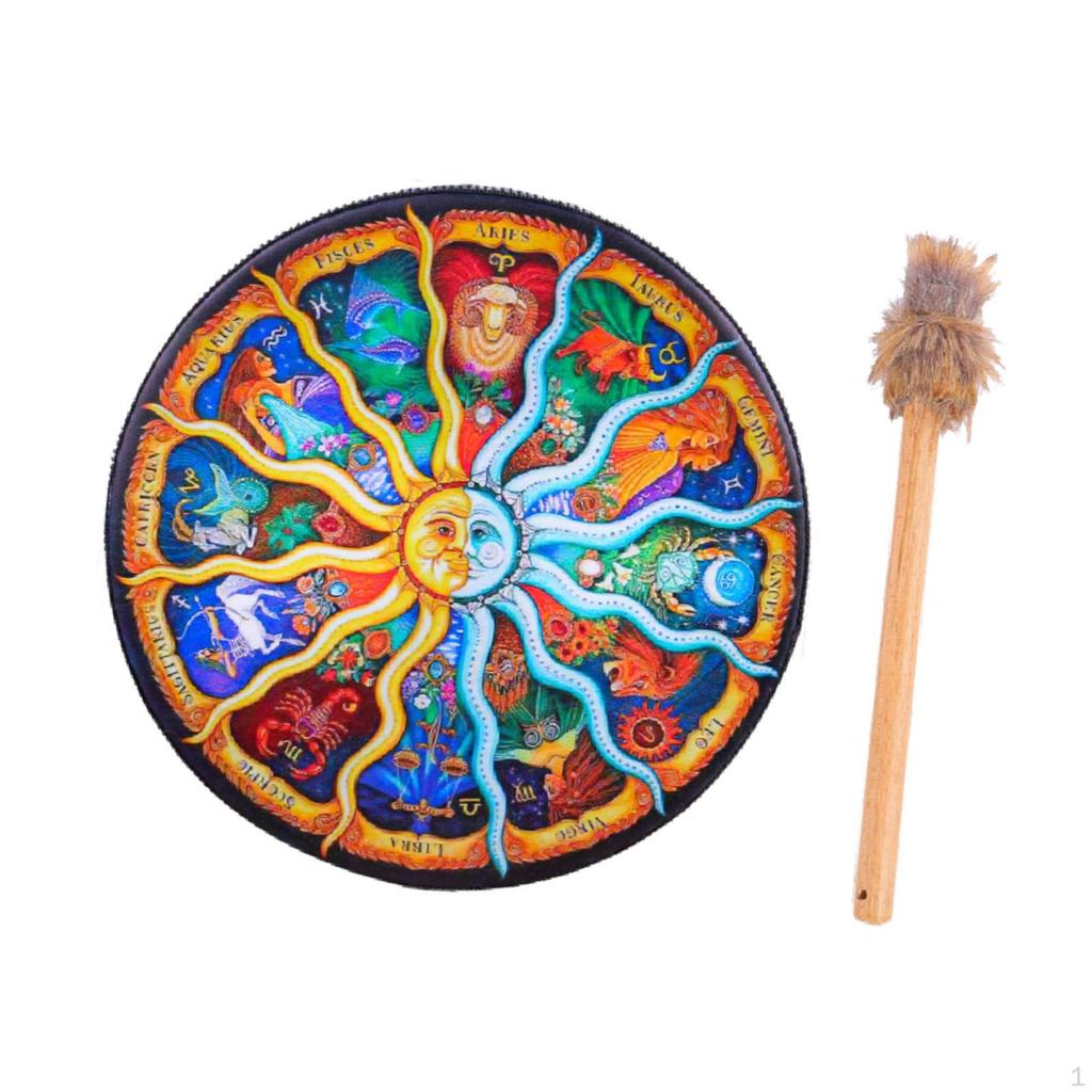 Portable Creative Instrumental Hand Drum for Performances, Party Decorations, And Gifts Music