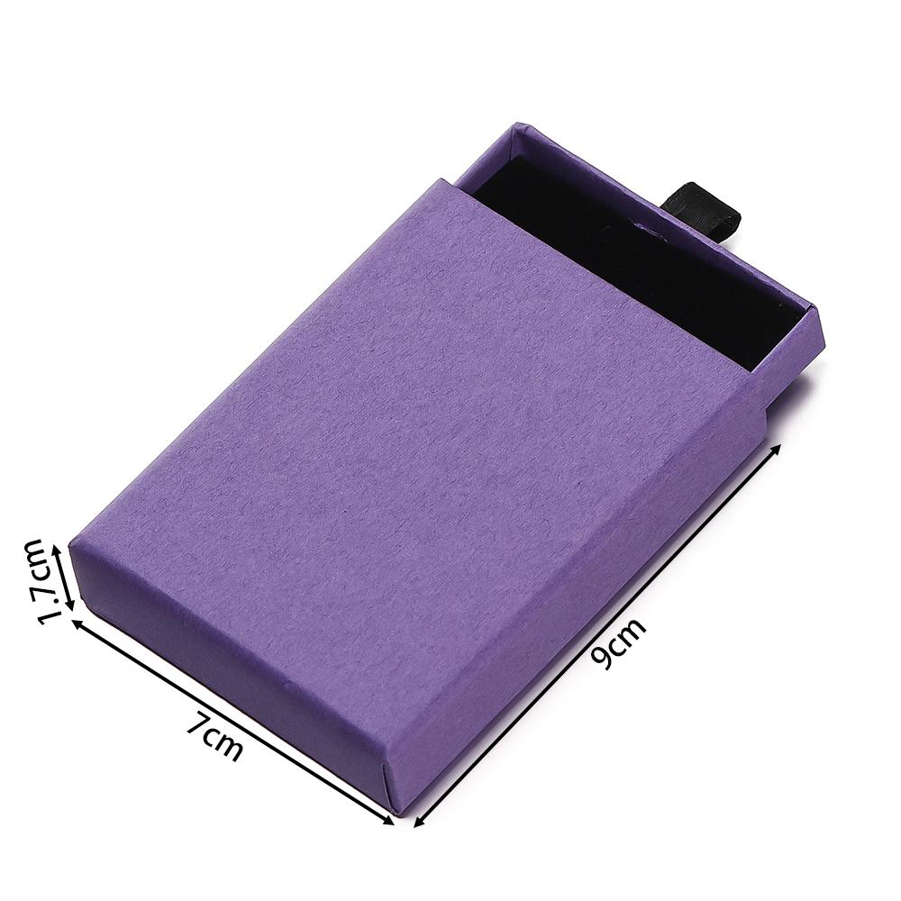 Creative Drawer Jewelry Packaging Box Necklace Ring Earing Bracelet Storage Organizer Display Stand Solid Color Paper Gift Boxes