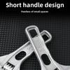Aluminum Alloy Bathroom Wrench Adjustable Jaw Nut Removal Tool Universal Spanner  Plumbing Repair