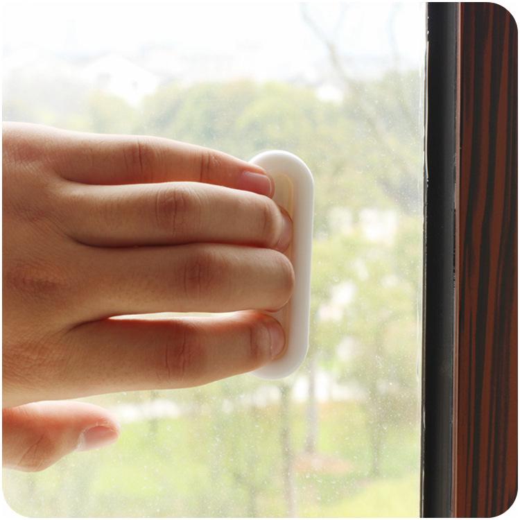 Home Glass Door and Window Handle - 4 Pack Adhesive Set