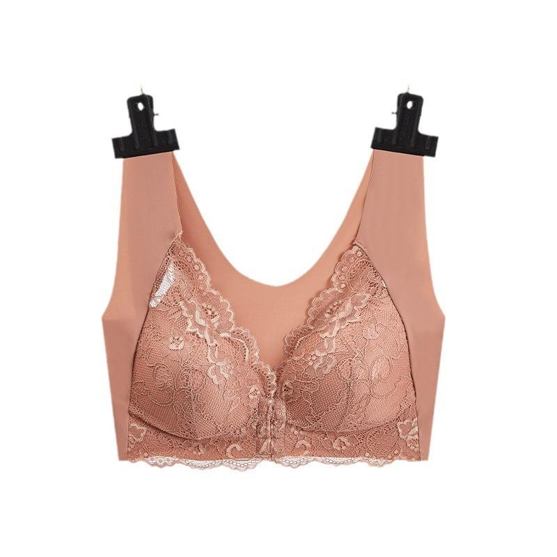 Dámská krajková braletka s předním zapínáním, styl tílka, sexy spodní prádlo