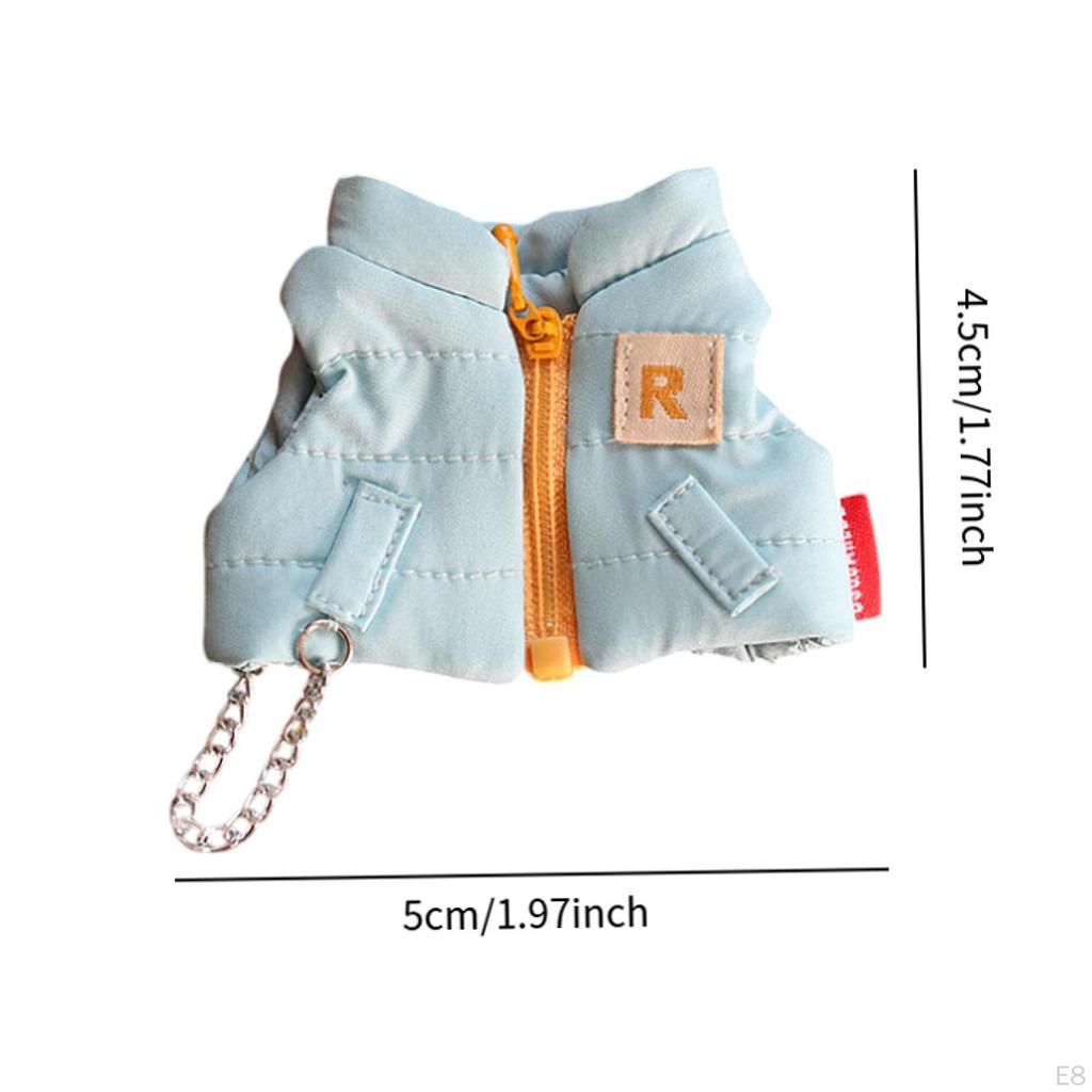 Dolls Cotton Vest Outfits Accessories, Miniature Clothes for 10-15cm Boy Thanksgiving Gifts