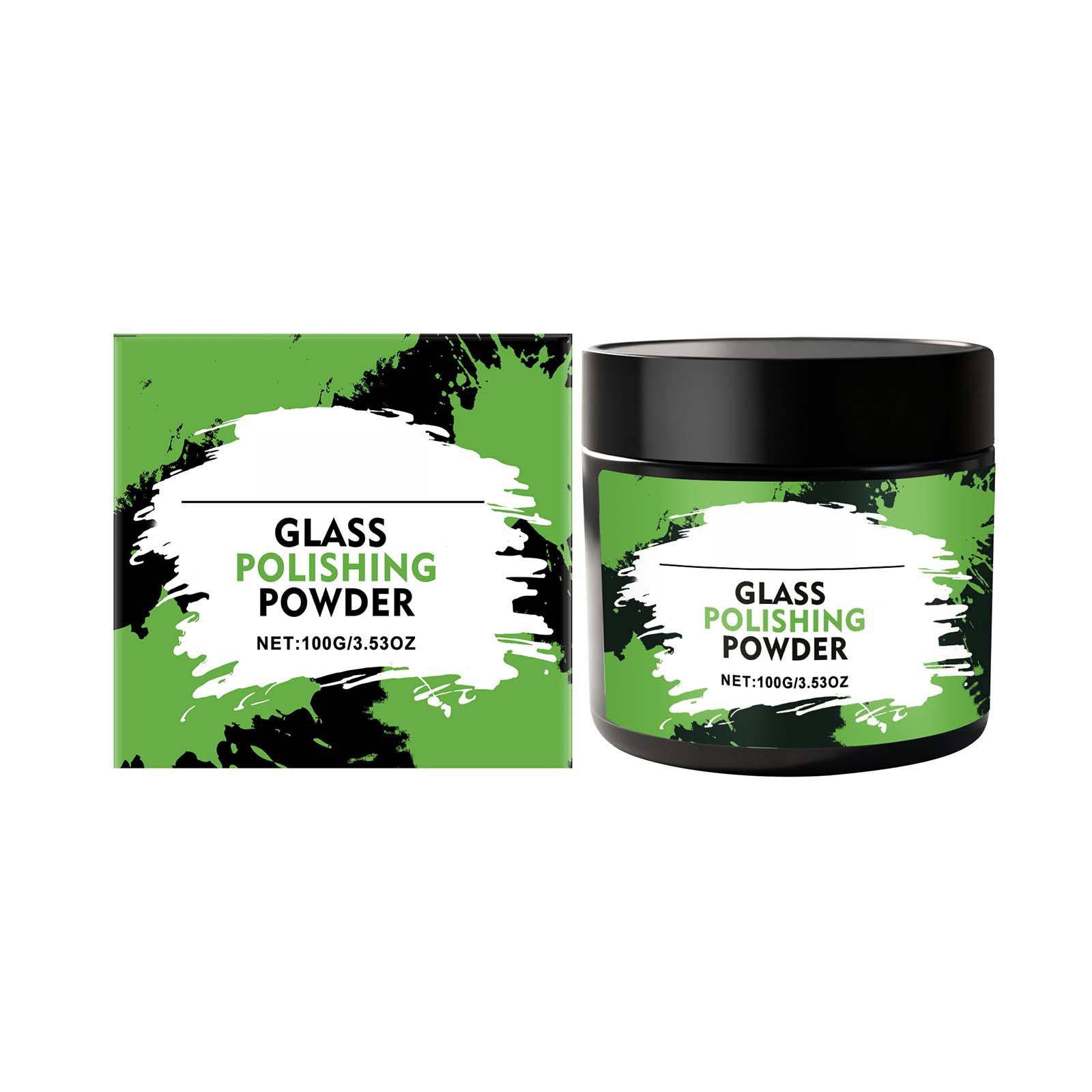 Полировальный порошок для стекла - Очистка автомобильных стекол, Удаление пятен, Восстановление, Блеск, Защита и Полировальный порошок One Size