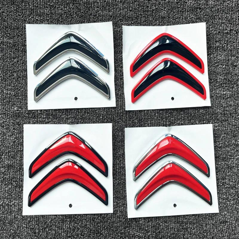 ABS Sticker Car Front Rear Badge Emblem Decal For Citroen C4 C3 Xsara C-Elysee C5 C1 DS3 DS5 Jumper Picasso Sega C-quatre
