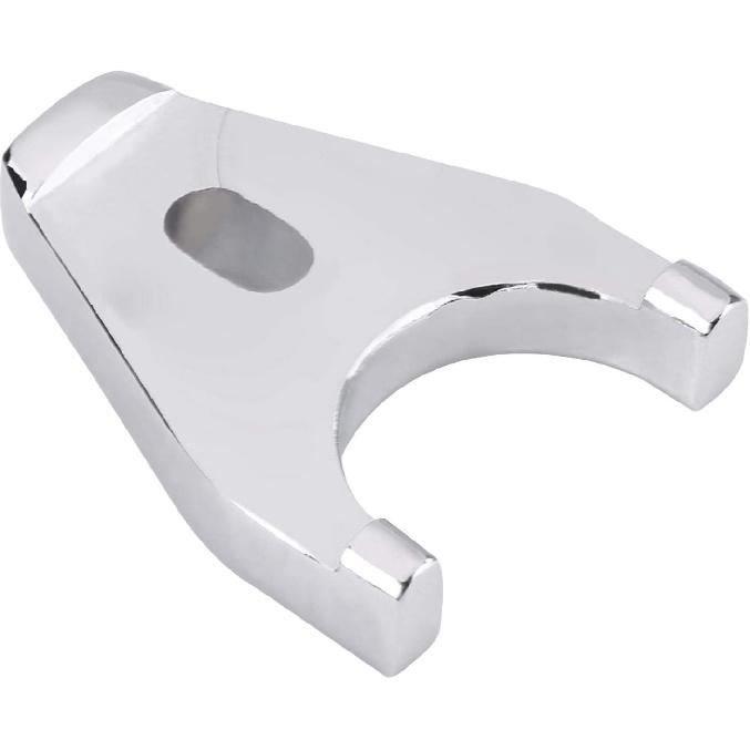 SBC Verteilerhalterung, Chrom Billet Aluminium Verteilerklemme Halterung mit Schraube für SBC BBC SB BB HEI Elektronisch