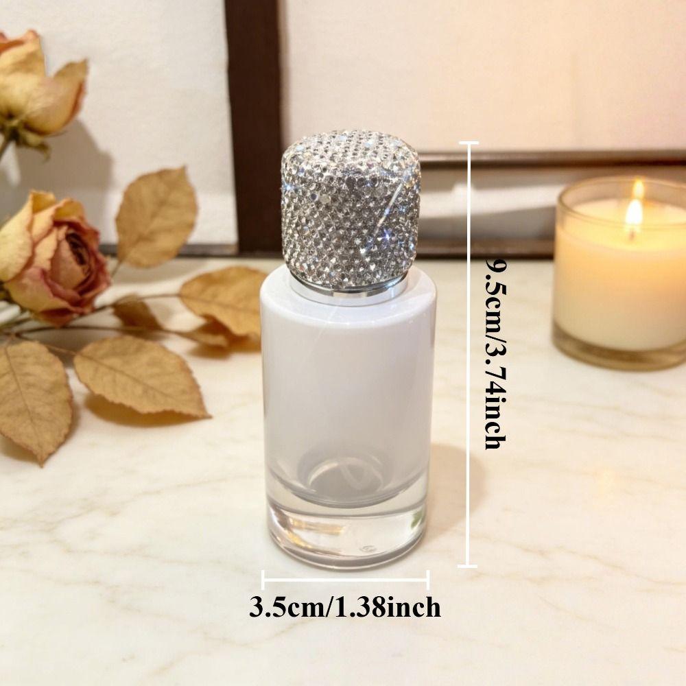 30ML Glass Perfume Atomizer Exquisite Rhinestone Oil Diffuser Bottle Perfume Dispenser  Home Decor