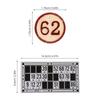 1 Set of Bingo Game Chess Bingo Number Cards and Number Chess Pieces Game Props