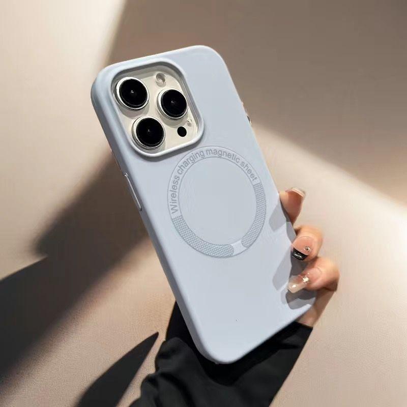 Etui MagSafe Liquid Silicone Phone Case do Apple iPhone 16Promax - Miękkie silikonowe etui odporne na upadki do Apple iPhone 16/15/14/13/12/Pro/Promax