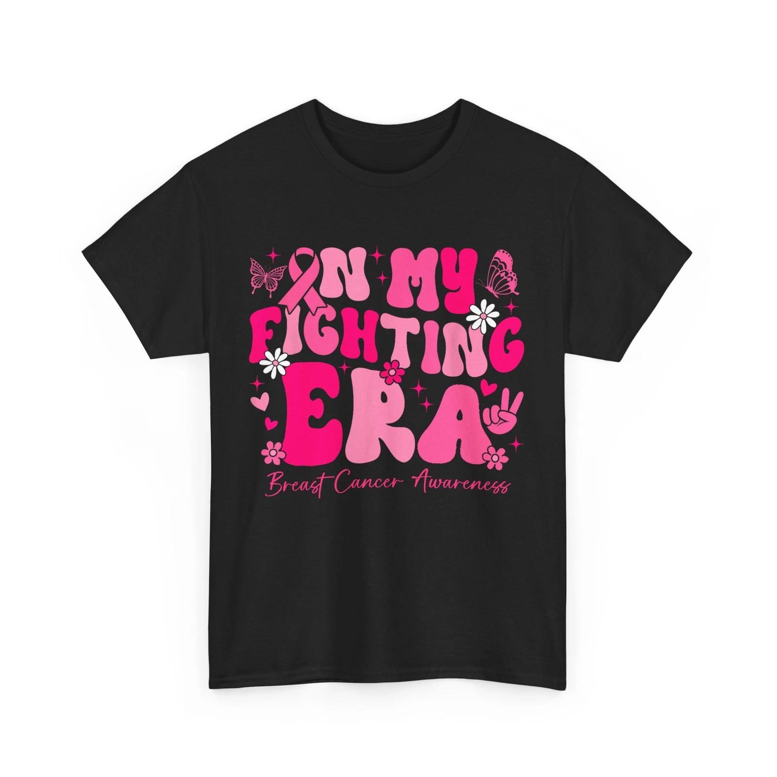 

Breast Cancer Awareness Shirt, Pink Ribbon Shirt, In My Fighting Era Shirt M