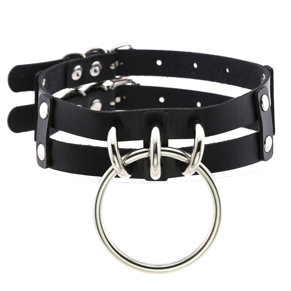Punk Choker Collar Goth Necklace Big Transparent  Straps Chocker Women Girls Trendy Rock Sexy Harajuku Emo Gothic Jewelry